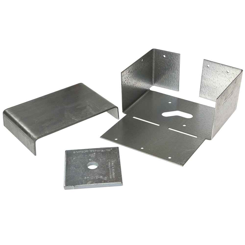 Galvanized Adjustable Standoff Post Base for 4x4 with ZMAX Coating