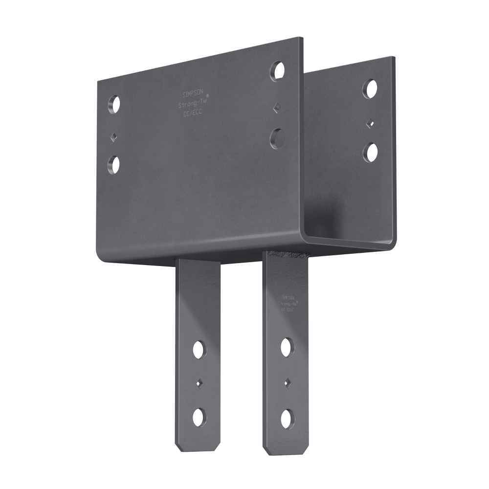 Simpson Strong-Tie HUCQ412-SDS - Heavy Face-Mount Concealed-Flange Joist Hanger for 4x12 w/ Screws