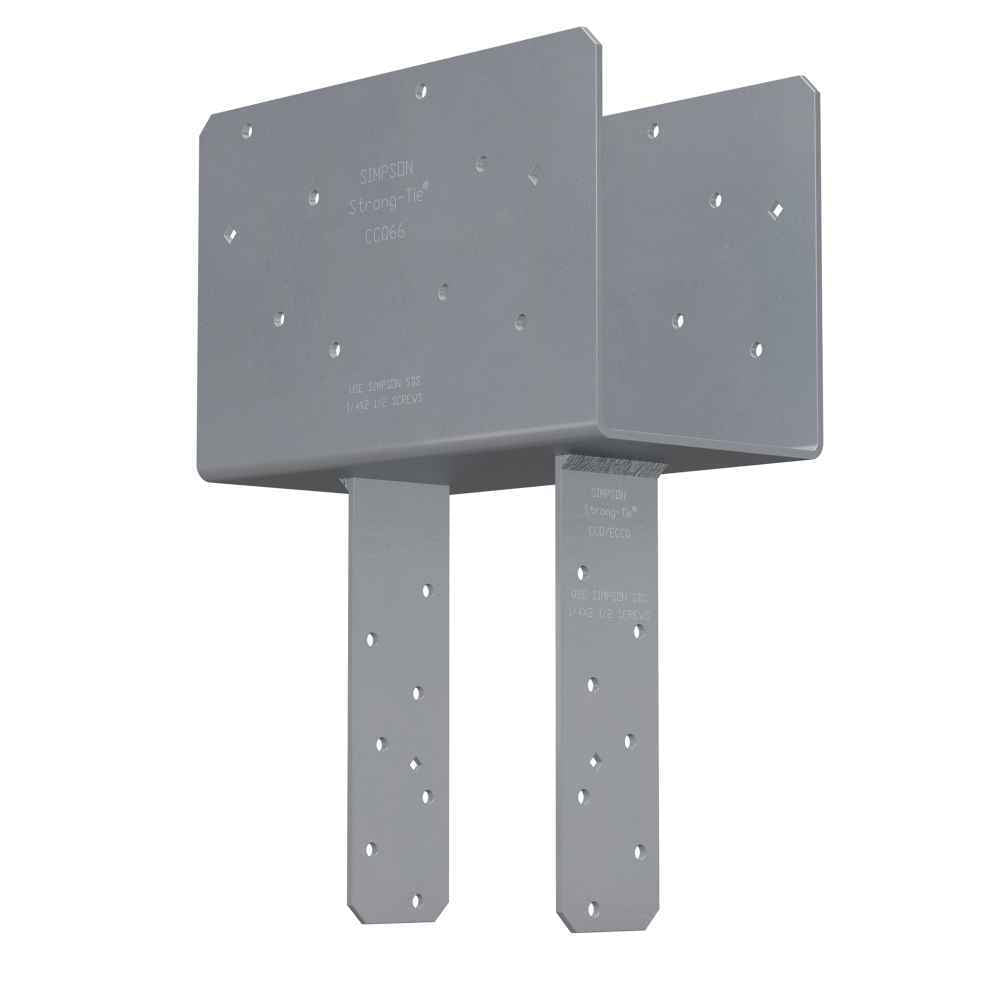 Simpson CCQ68SDS2.5 Column Cap w/SDS Screws - Gray Paint