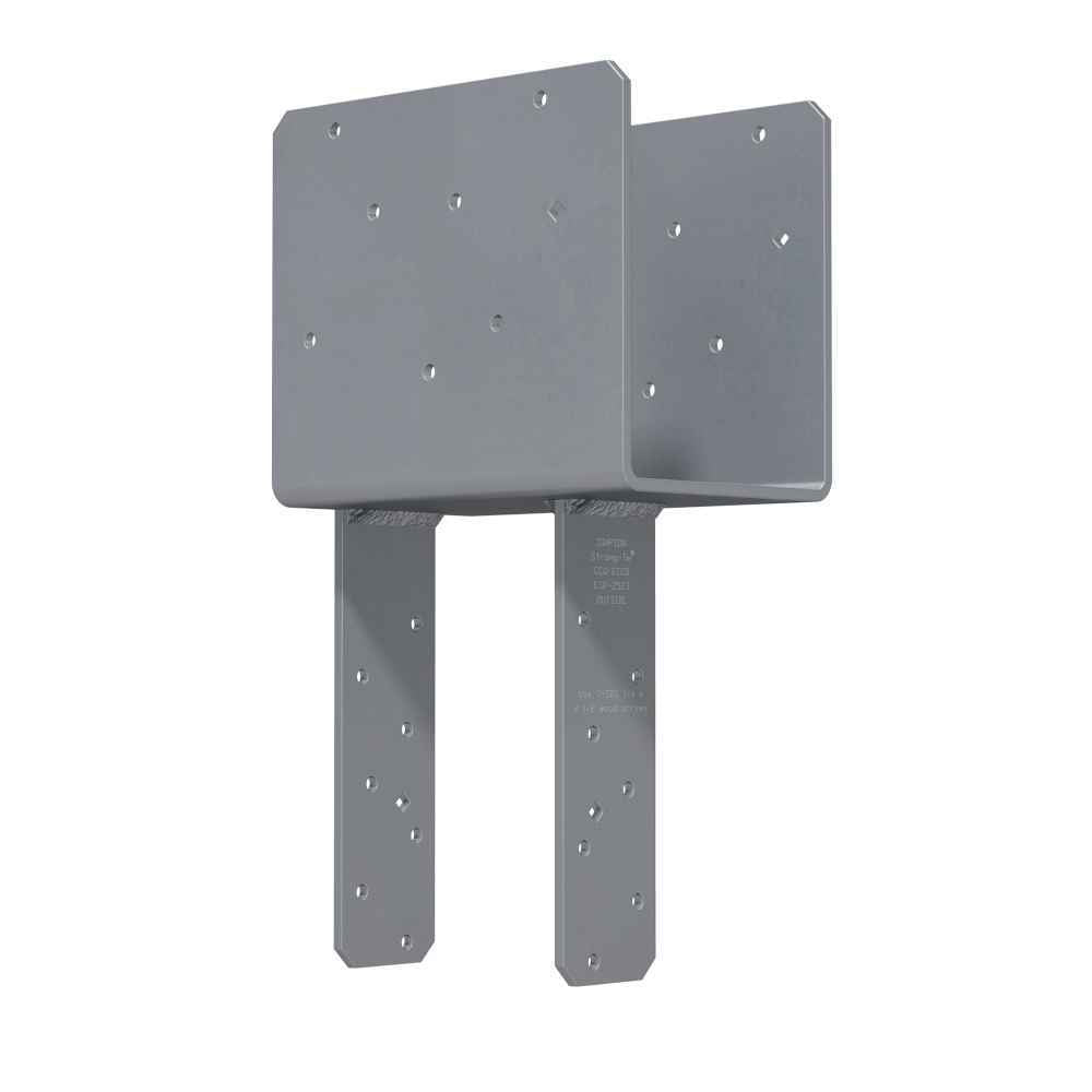 Simpson ECCQ5-4SDS2.5 End Column Cap w/SDS Screws - Gray Paint -  Non-Returnable