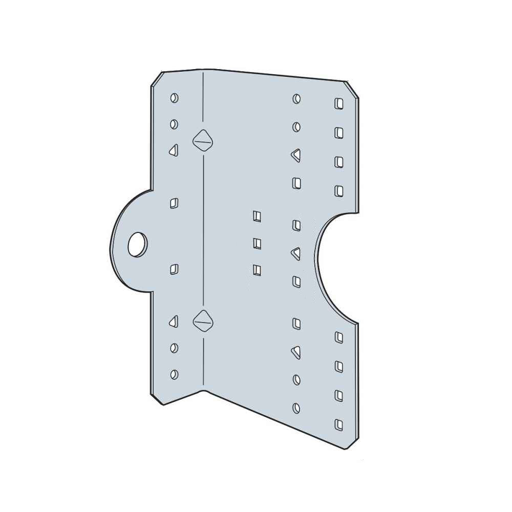 Simpson SSC6.25-R30 Steel Stud Connector, Pkg 30 – Fasteners Plus