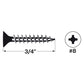 Spax Screws Flat Countersunk Head - Zinc-Plated - Illustration