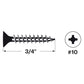 Spax Screws Flat Countersunk Head - Zinc-Plated - Illustration