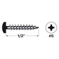 Spax Pan Head Screws - Zinc-Plated - Illustration