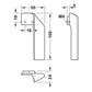 Hafele H2155 Cabinet Handle - Illustration