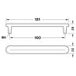 Hafele H2110 Cabinet Handle - Illustration  