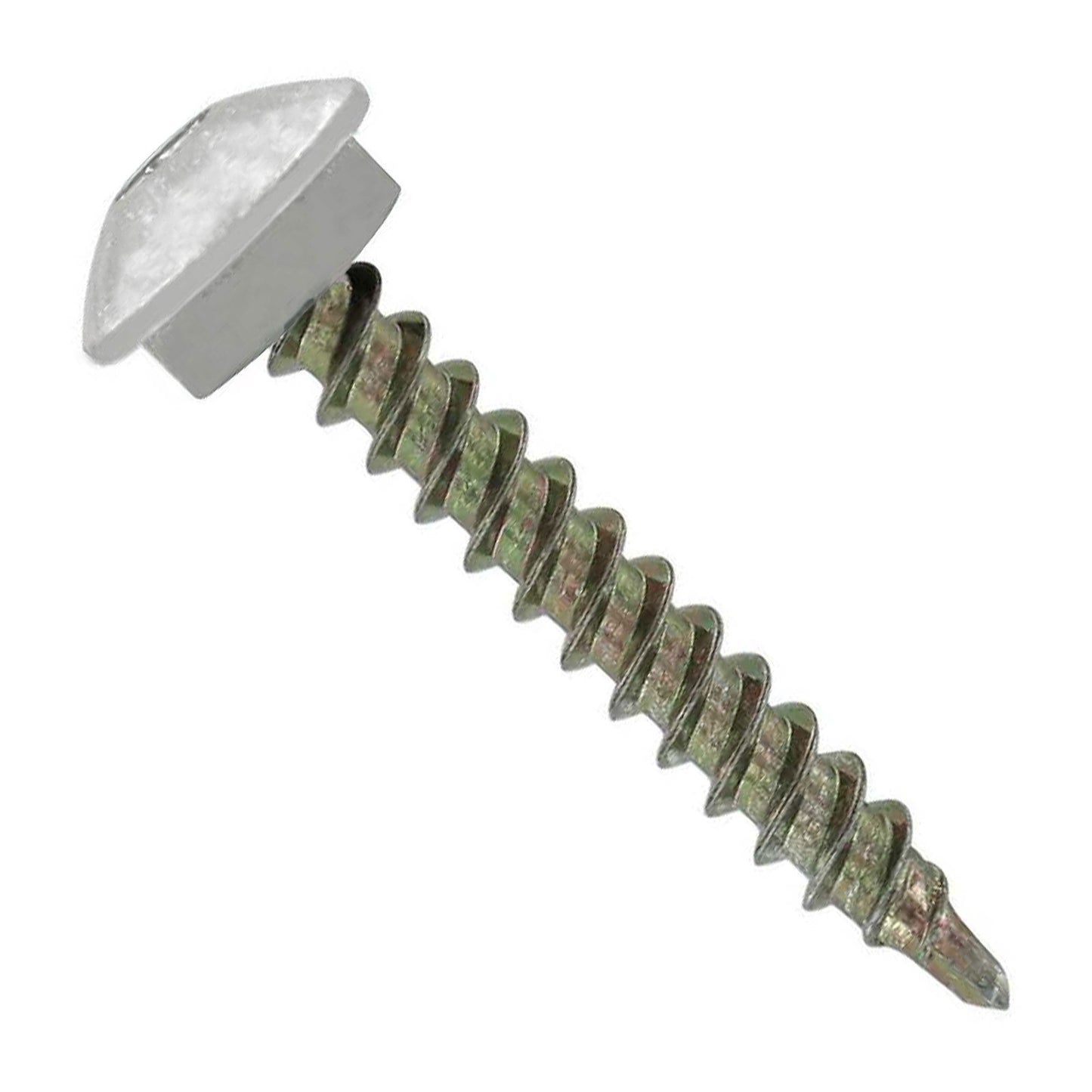 #10 x 1-1/2" Eclipse Woodbinder Metal Roofing Screw - Alamo White