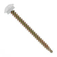 #10 x 2-1/2" Eclipse Woodbinder Metal Roofing Screw - Polar White