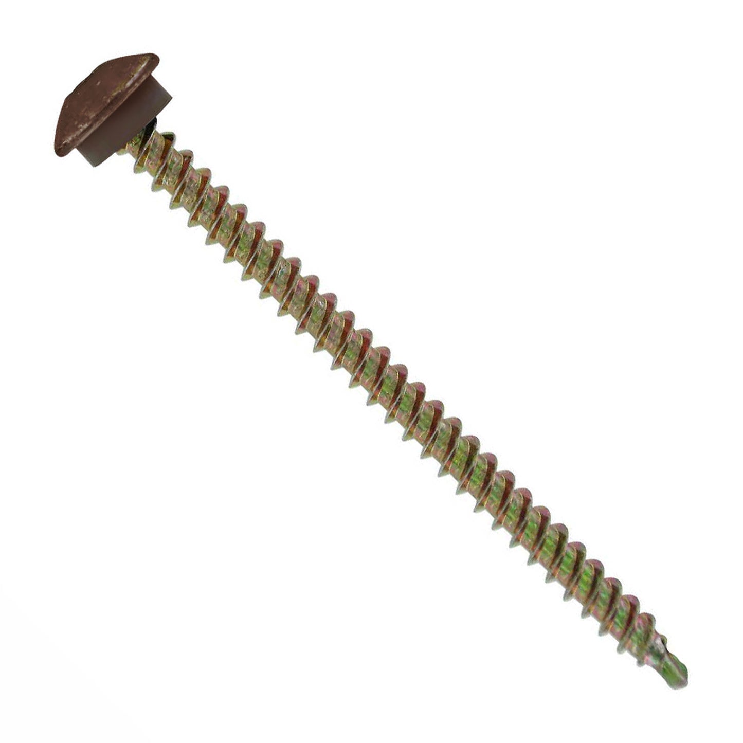 #10 x 3" Eclipse Woodbinder Metal Roofing Screw - Koko Brown