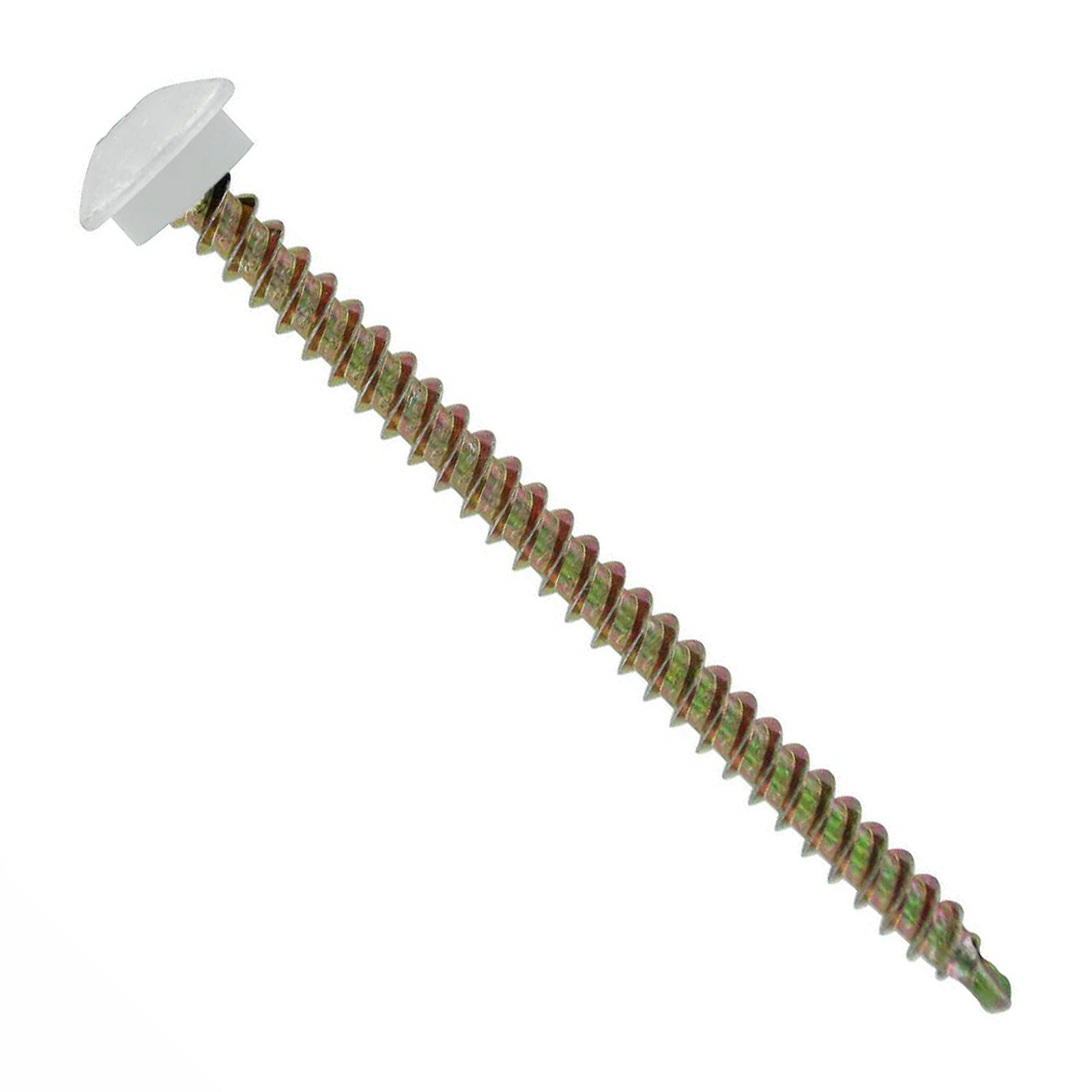 #10 x 3" Eclipse Woodbinder Metal Roofing Screw - Polar White