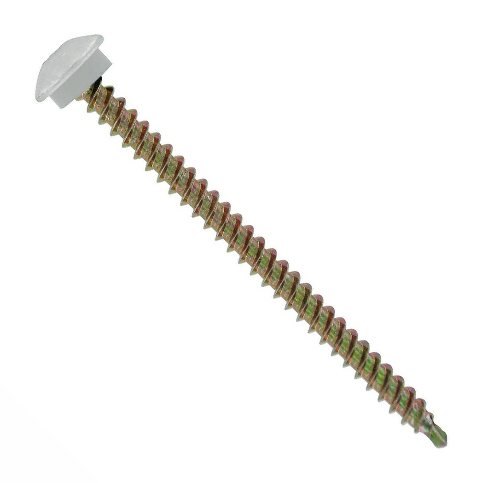 #10 x 3" Eclipse Woodbinder Metal Roofing Screw - Alamo White