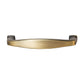 Hafele Keystone Cabinet Handle - Antique Satin/Brushed Brass