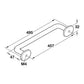 Hafele Arcadian Appliance Handle Illustration