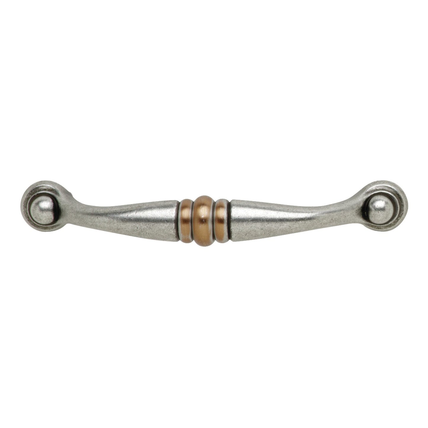 Hafele Havana Cabinet Handle - Pewter/Copper