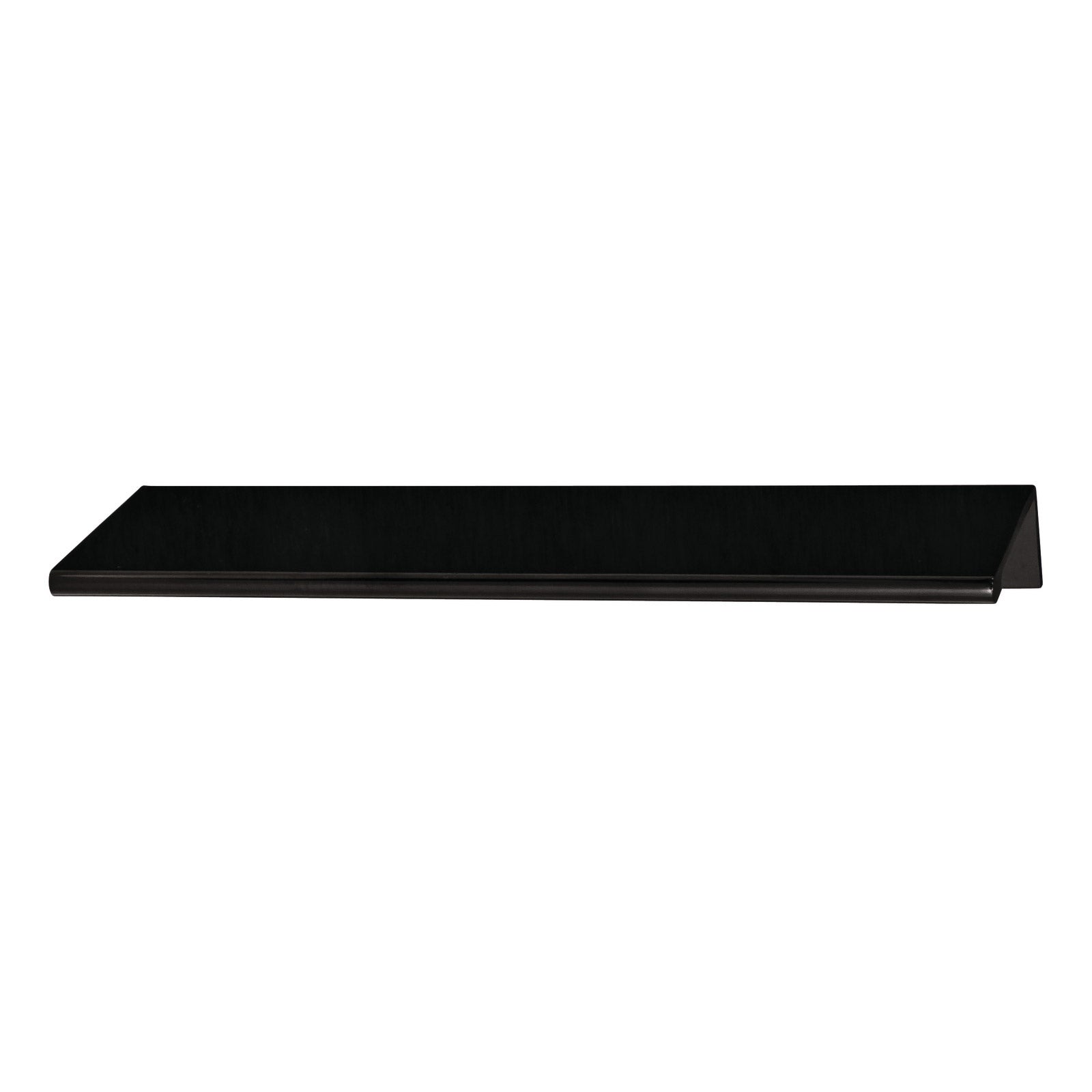 Hafele Tab Aluminum Cabinet Handle - Polished Black