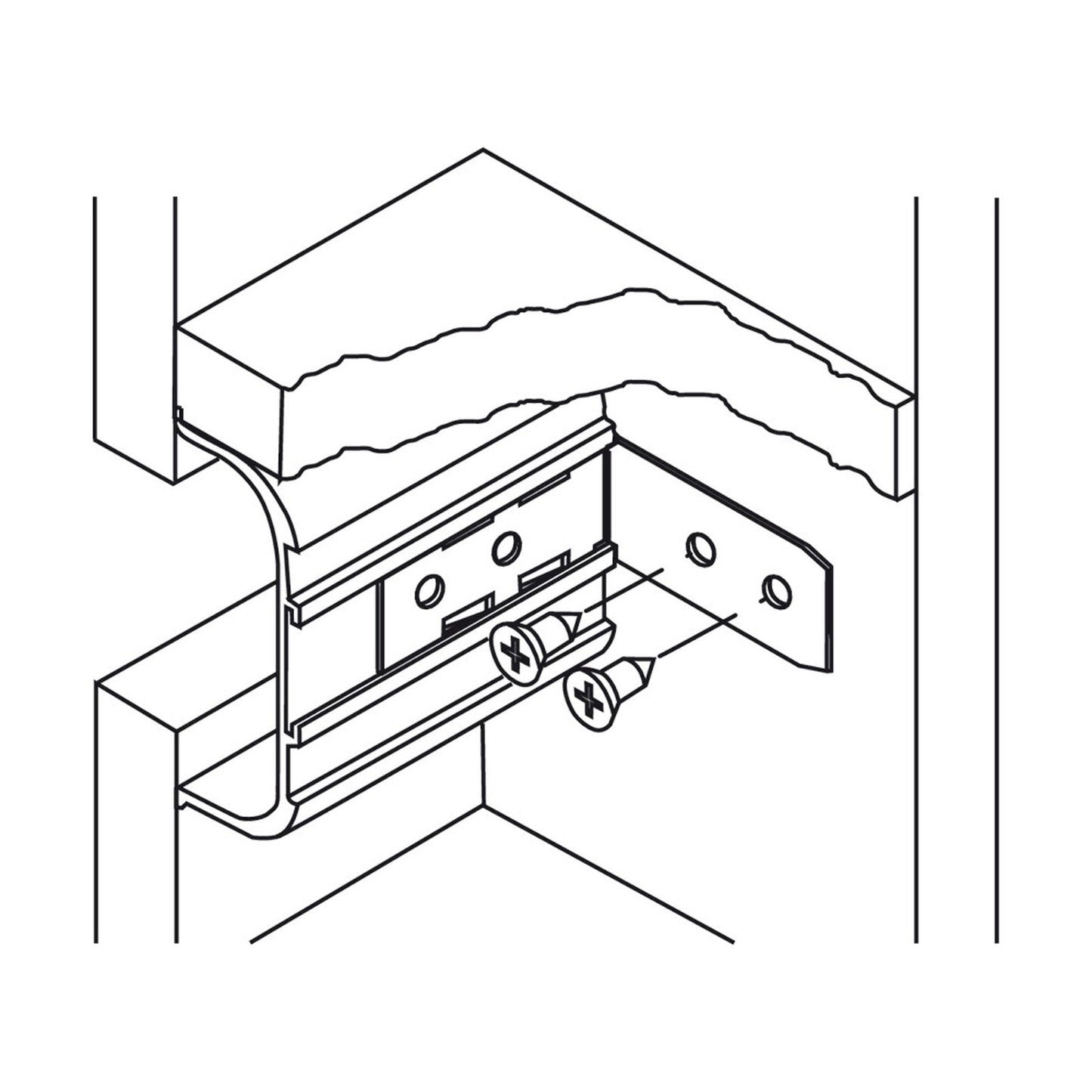 Hafele Passages C-Profile Cabinet Accessory - Installation