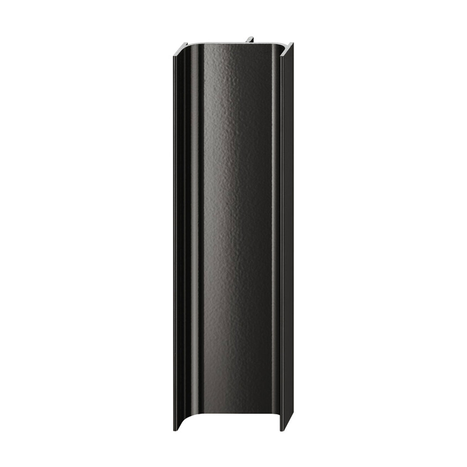 Hafele Passages Vertical C-Profile Cabinet Accessory - Glossy Black