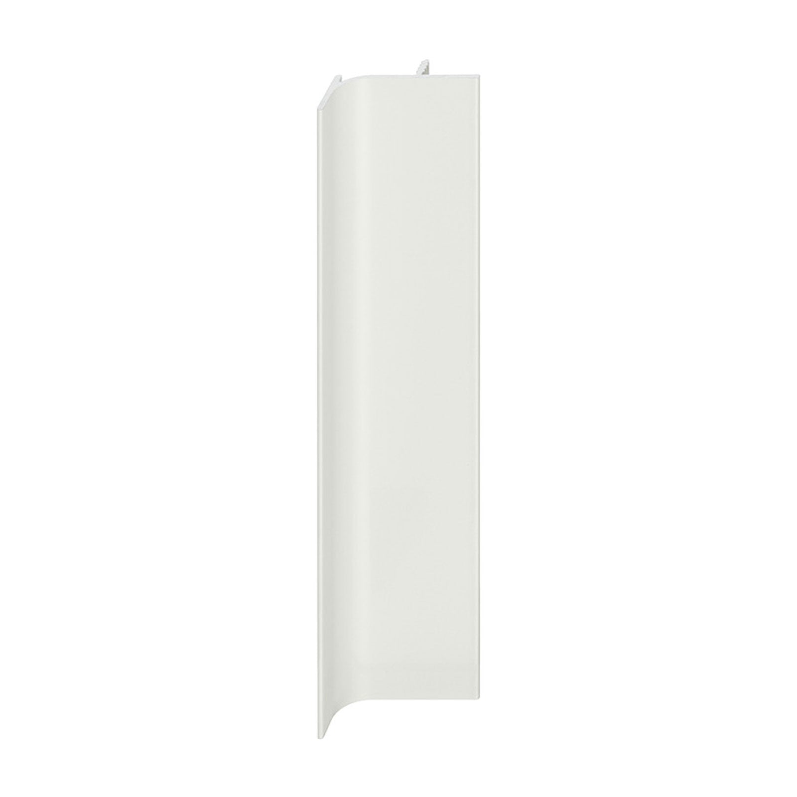 Hafele Passages Vertical L-Profile Cabinet Accessory - Glossy White