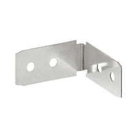 Hafele Angled Mounting Bracket  - Stainless Steel