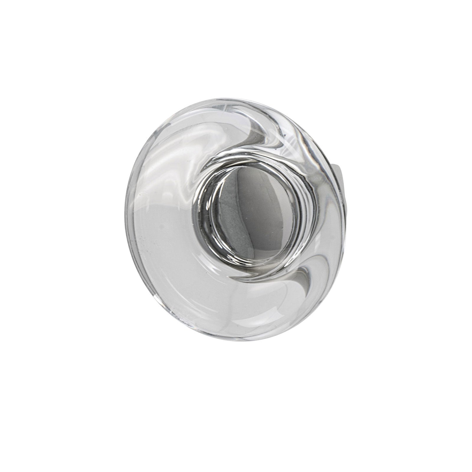 Hafele Amerock Glacio Cabinet Knob - Clear/Gold Champagne