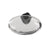 Hafele Amerock Glacio Cabinet Knob - Clear/Oil-Rubbed Bronze 