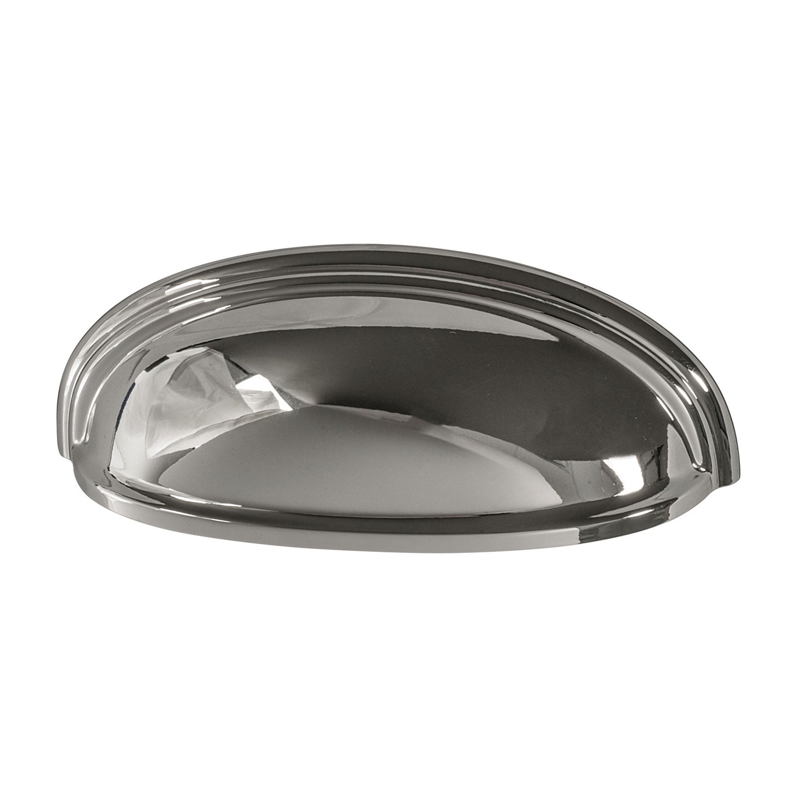 Hafele Amerock Ashby Cabinet Cup Handle - Polished Nickel 