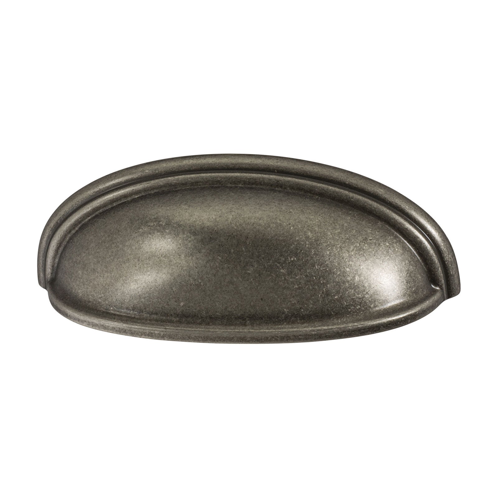 Hafele Amerock Ashby Cabinet Cup Handle - Weathered Nickel