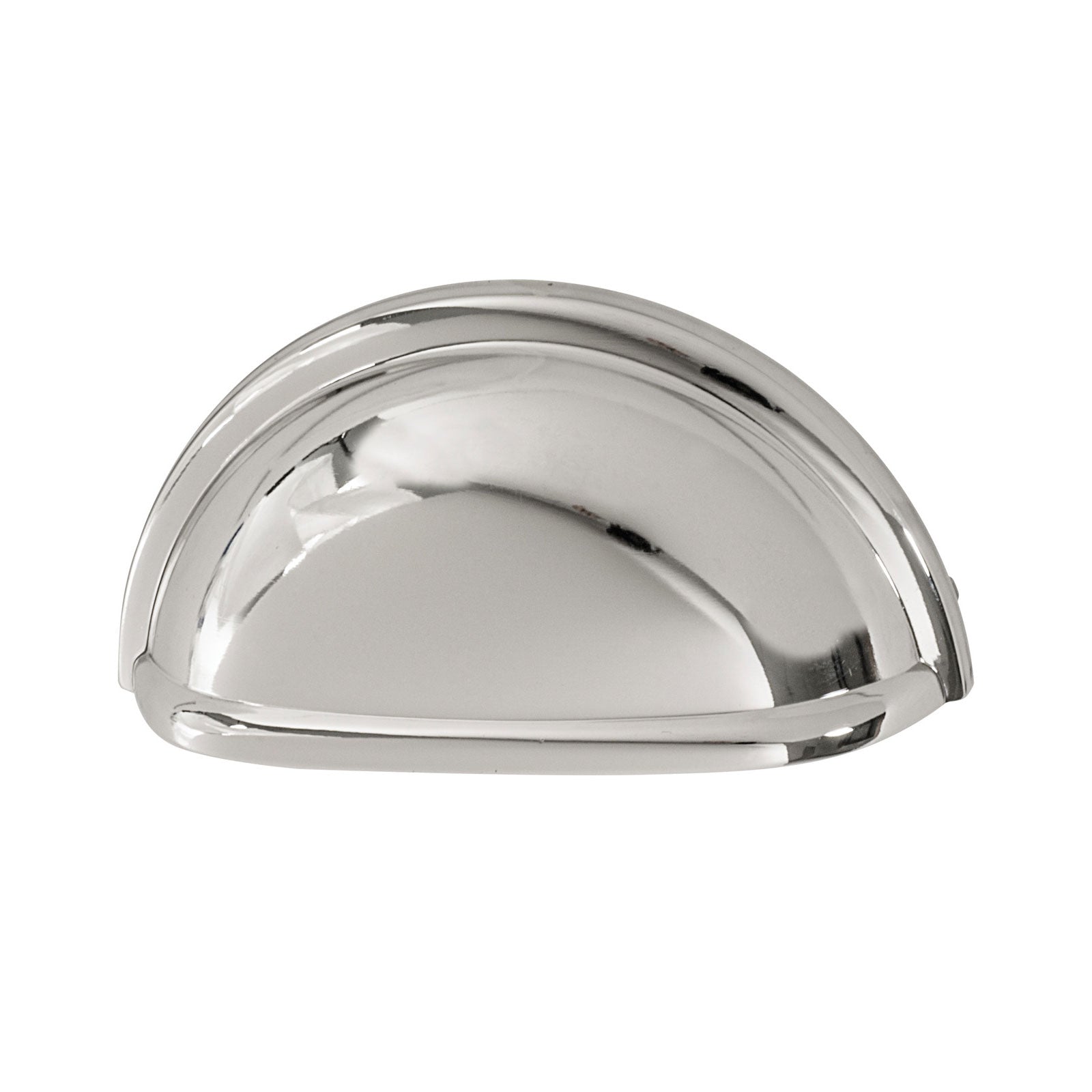 Hafele Amerock Cabinet Cup Handle - Polished Nickel