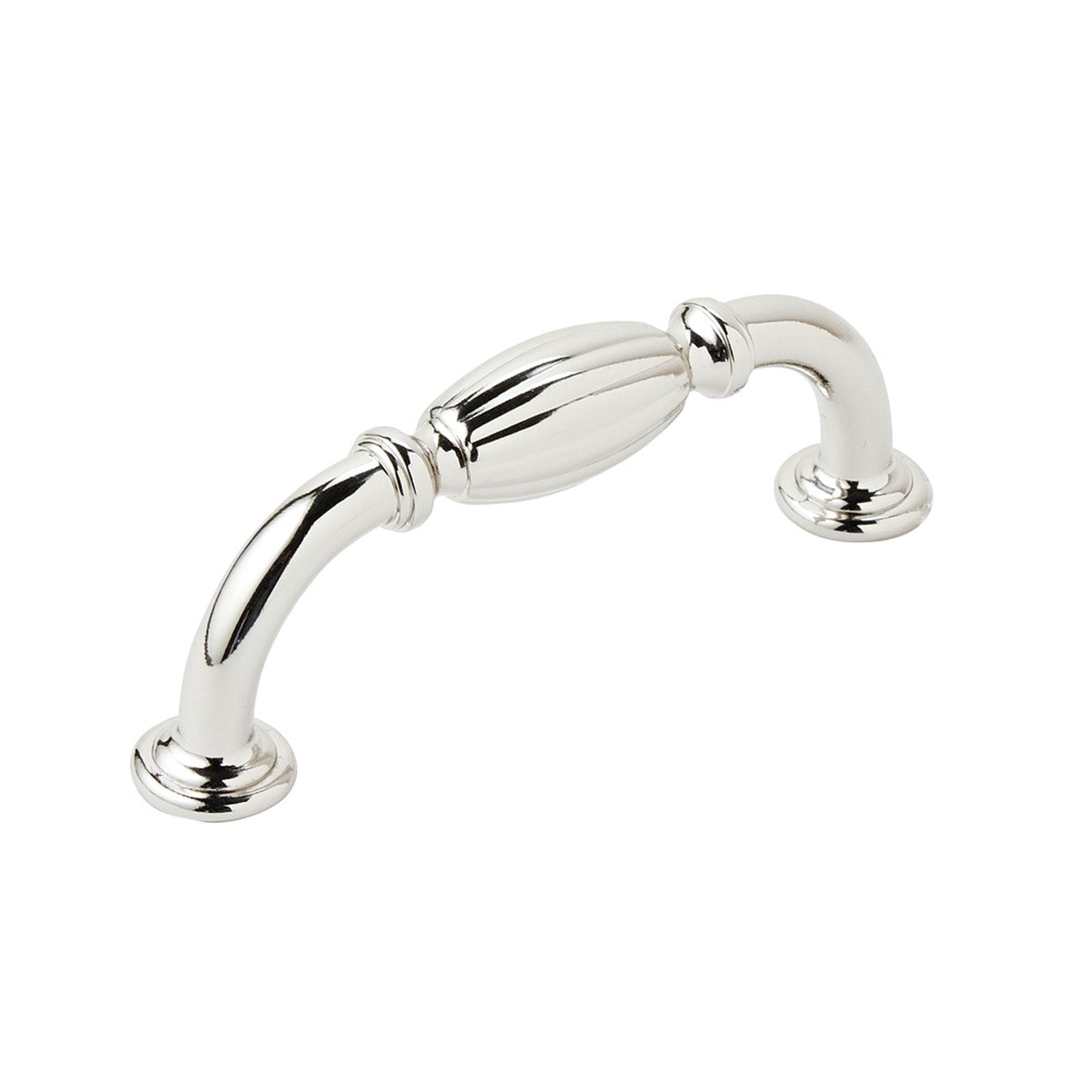 Hafele Amerock Blythe Cabinet Handle - Polished Nickel