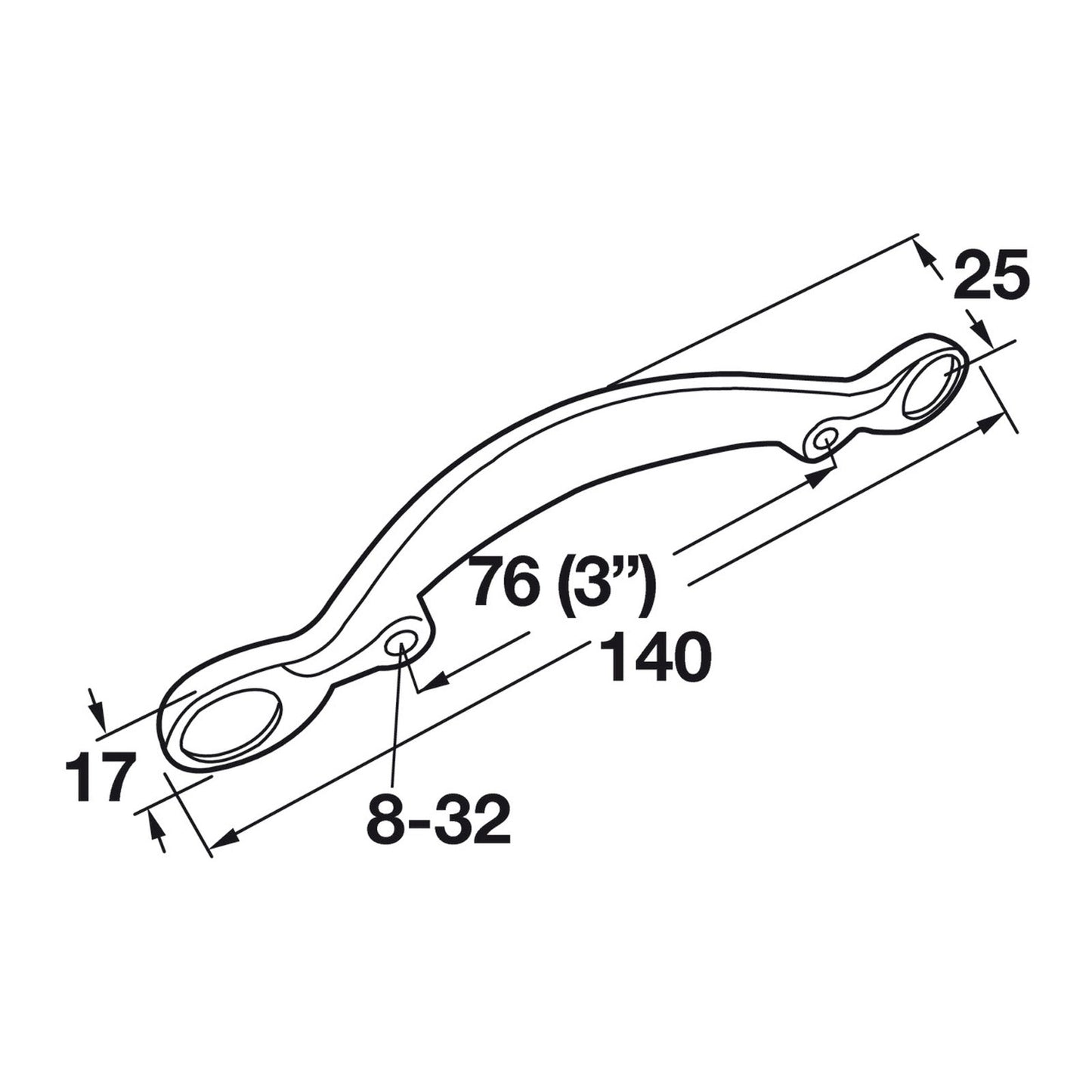 Hafele Amerock Allison Inspirations Cabinet Handle Illustration