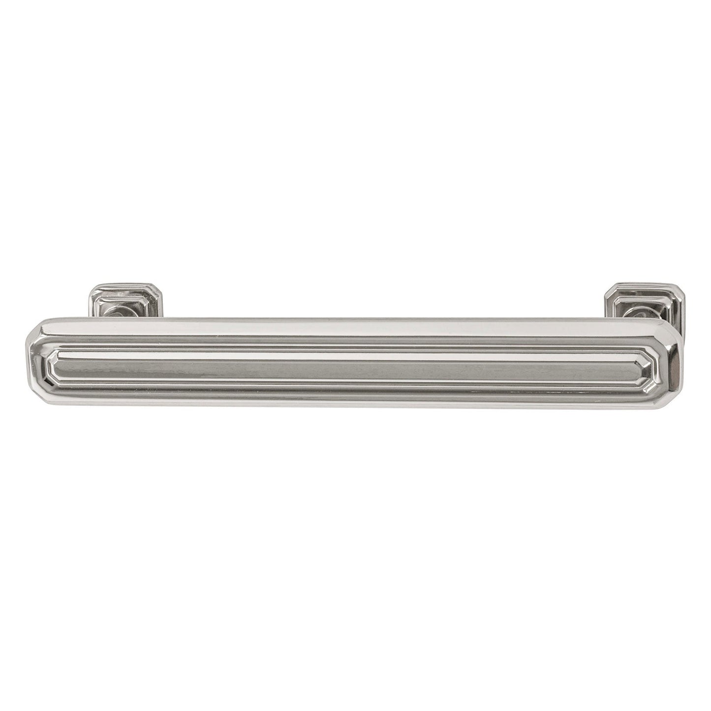 Hafele Amerock Wells Cabinet Handle - Polished Nickel 