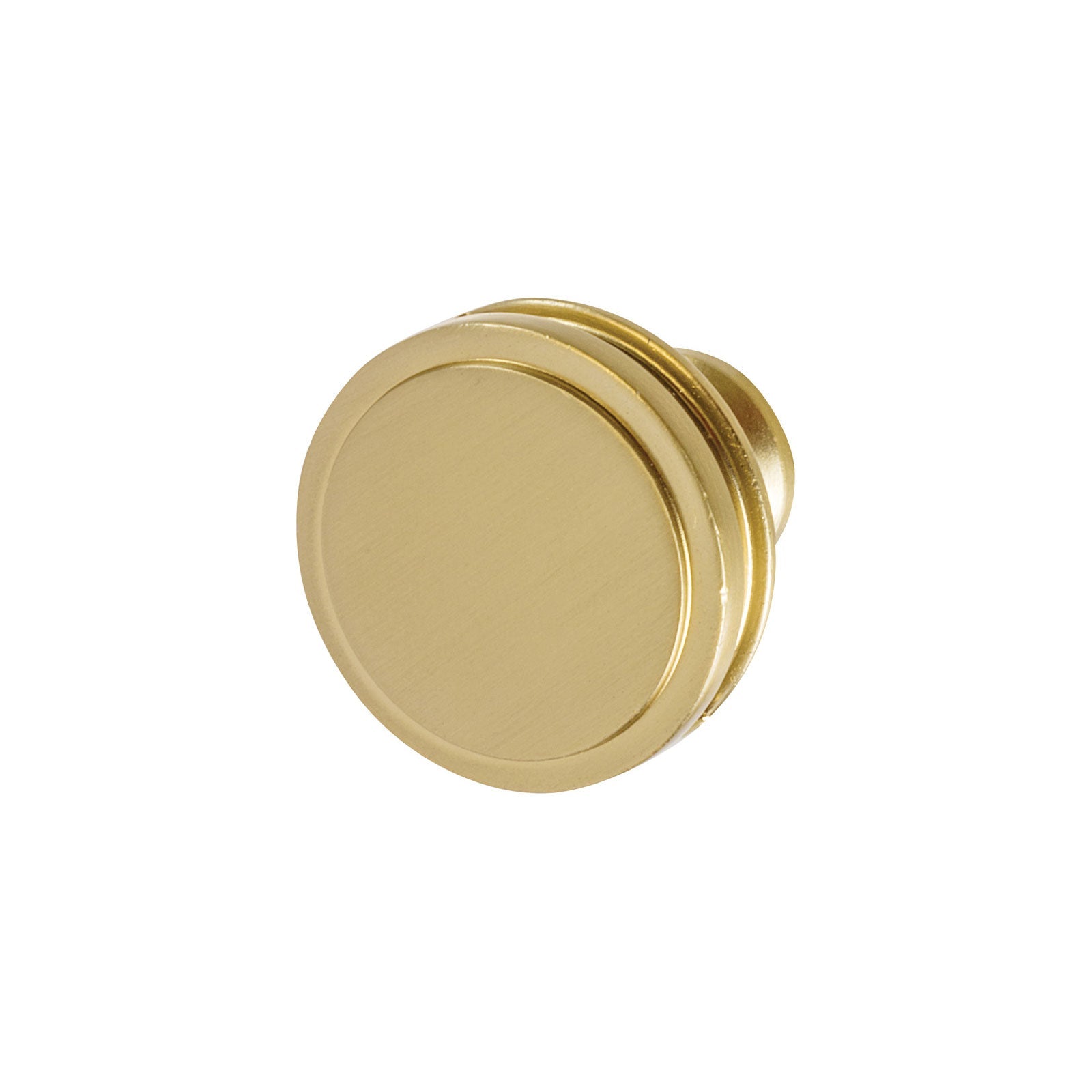 Hafele Amerock Oberon Cabinet Knob Gold Champagne 1-3/8