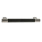 Hafele Amerock Esquire Cabinet Handle - Polished Nickel/Black Bronze