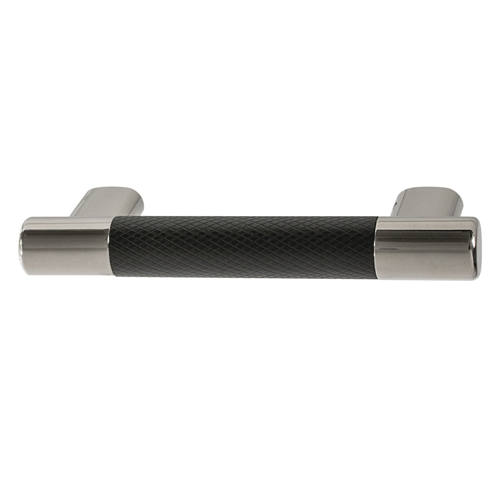 Hafele Amerock Esquire Cabinet Handle - Polished Nickel/Black Bronze 