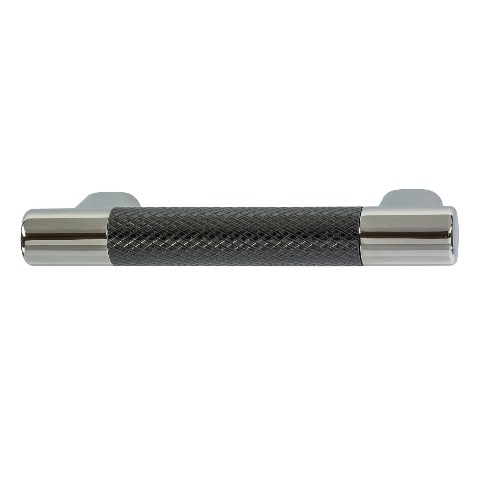 Hafele Amerock Esquire Cabinet Handle - Polished Nickel/Gunmetal