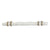 Hafele Amerock Carroine Cabinet Handle - Marbleized White/Gold Champagne