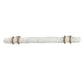 Hafele Amerock Carroine Cabinet Handle - Marbleized White/Gold Champagne