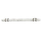 Hafele Amerock Carroine Cabinet Handle - Marbleized White/Satin Nickel 