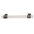 Hafele Amerock Glacio Cabinet Handle - Clear/Gunmetal 