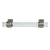 Hafele Amerock Glacio Cabinet Handle - Clear/Satin Nickel