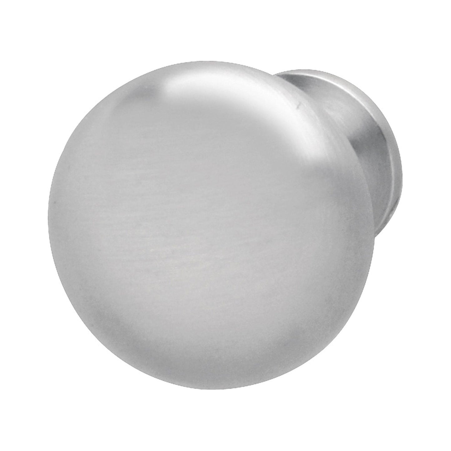 Hafele Contemporary Cabinet Knob - Satin/Brushed Chrome