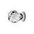 Hafele Astral Cabinet Knob - Polished Chrome/Clear