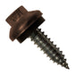 #14 x 1" ZXL Tapping Steelbinder Metal Roofing Screw - Koko Brown