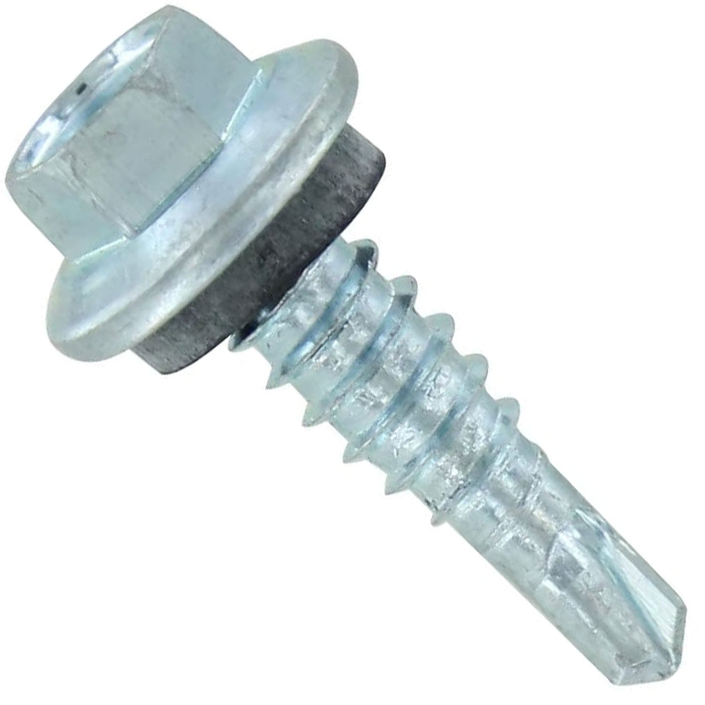 #14 X 7/8 inch Maxx Steelbinder Metal Roofing Stitch Screw Galvanized Pkg 250