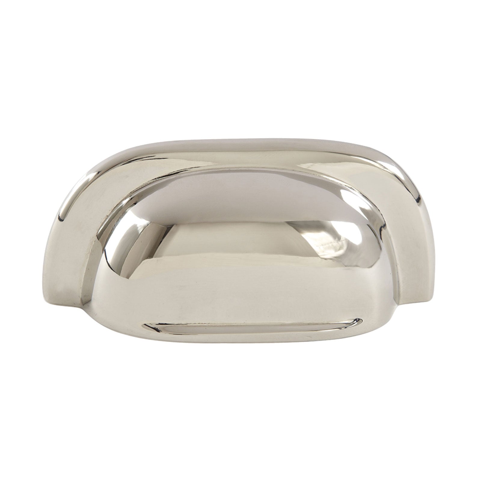 Hafele Mulberry Collection Cabinet Cup Handle - Polished Nickel