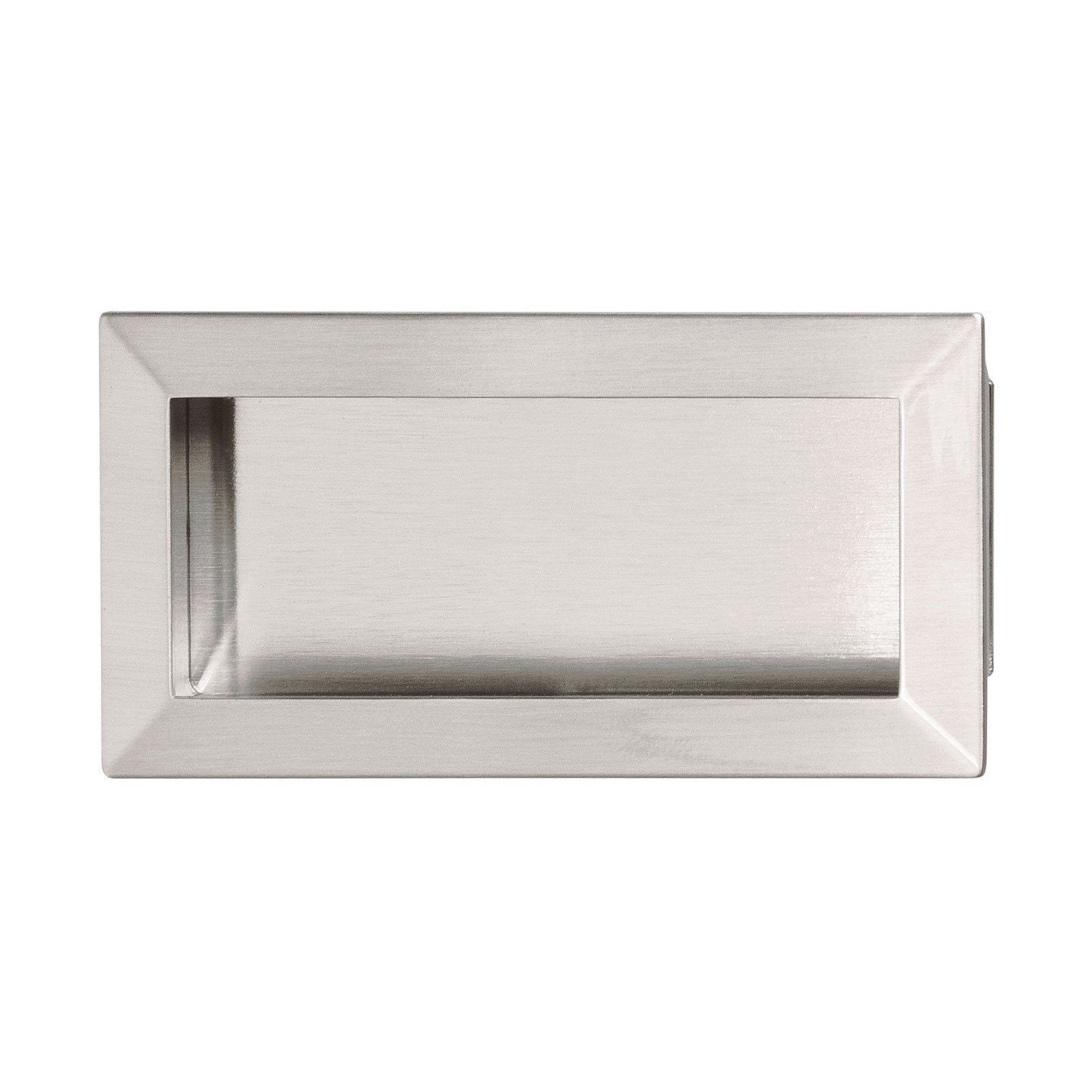 Hafele Lago di Como Inset Handle - Satin/Brushed Nickel