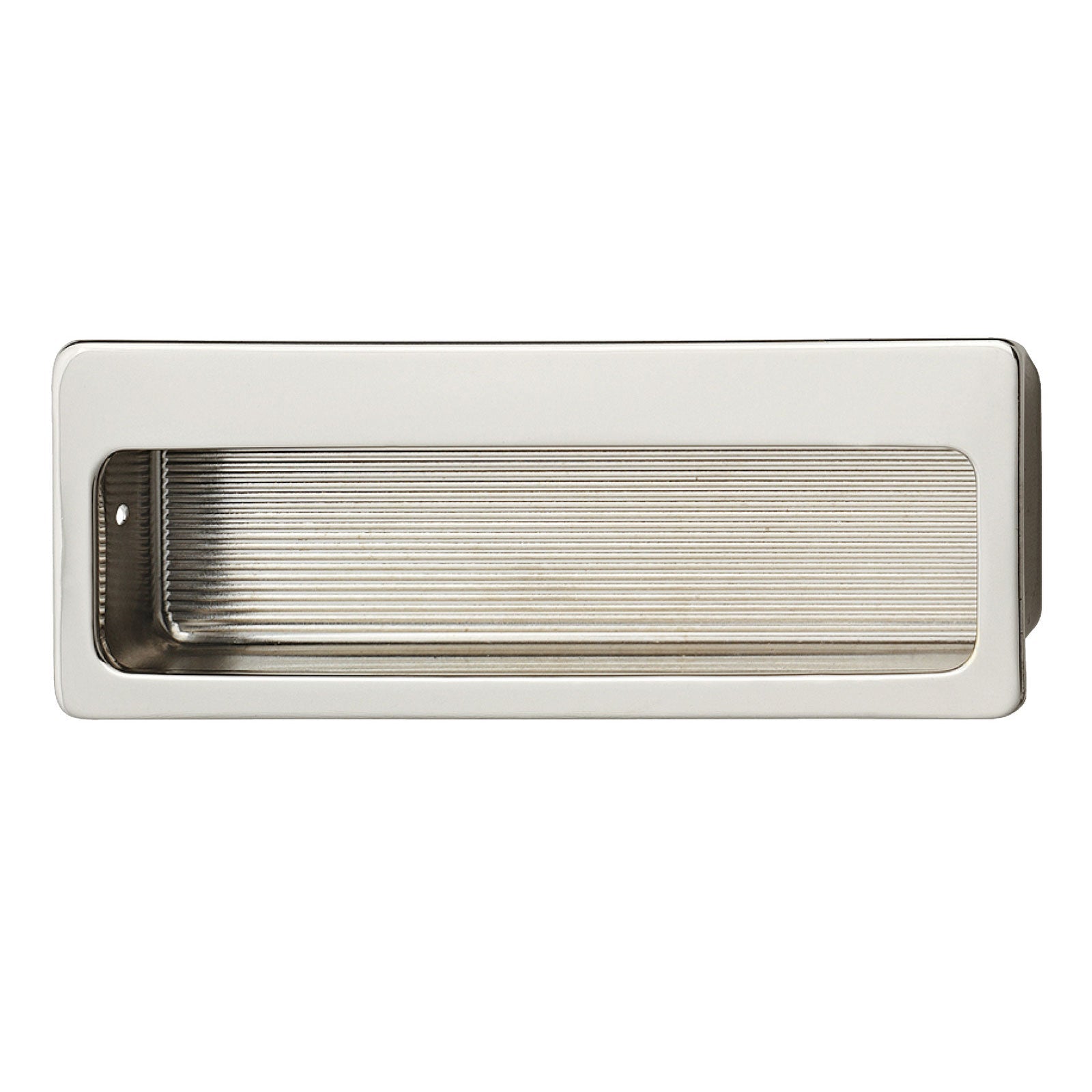 Hafele C47 Inset Cabinet Handle - Polished Nickel