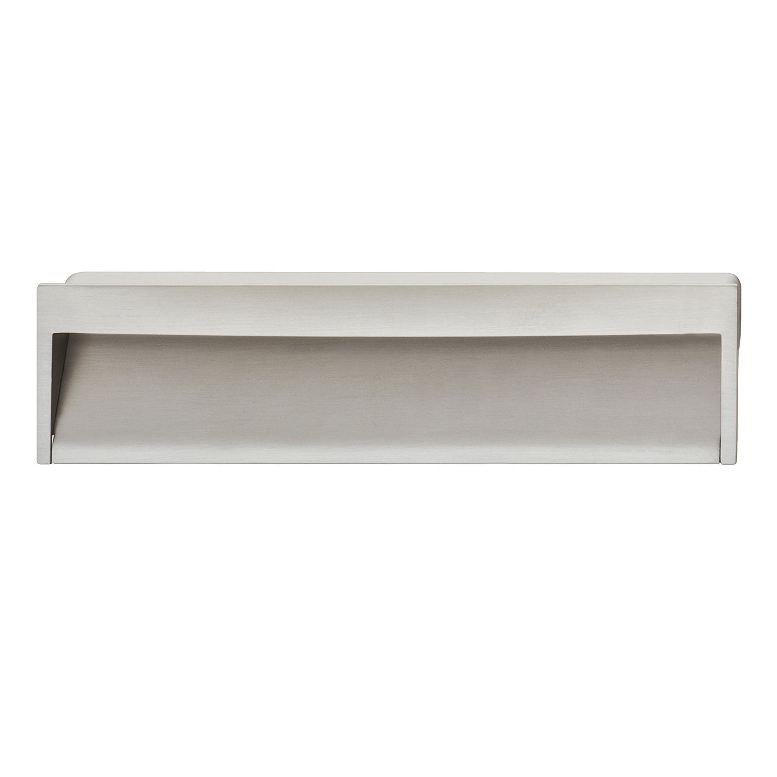 Hafele Atelier Inset Cabinet Handle - Brushed Nickel