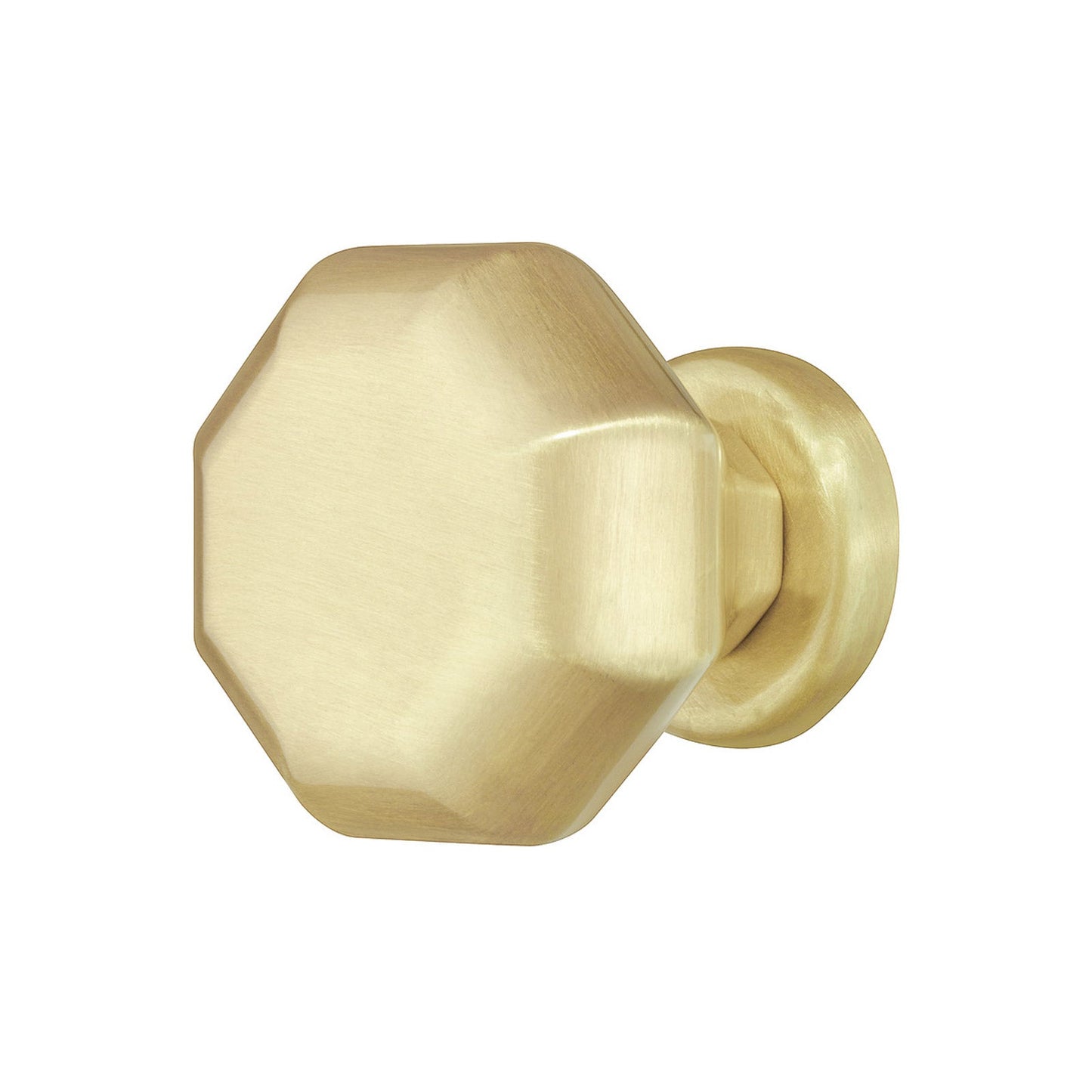 Hafele Zelda Cabinet Knob - Satin/Brushed Brass