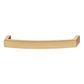 Hafele Mulberry Collection Cabinet Handle - Satin/Brushed Brass